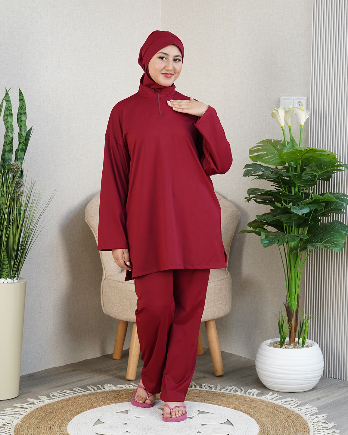Two-Piece Swimwear Burkini