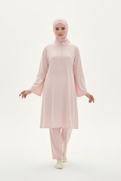 4-Piece Burkini Set - Pink