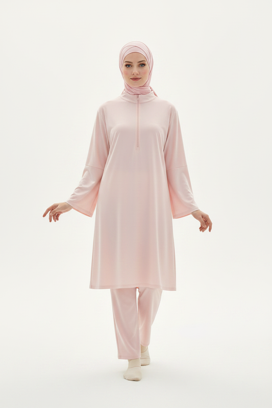 4-Piece Burkini Set - Pink